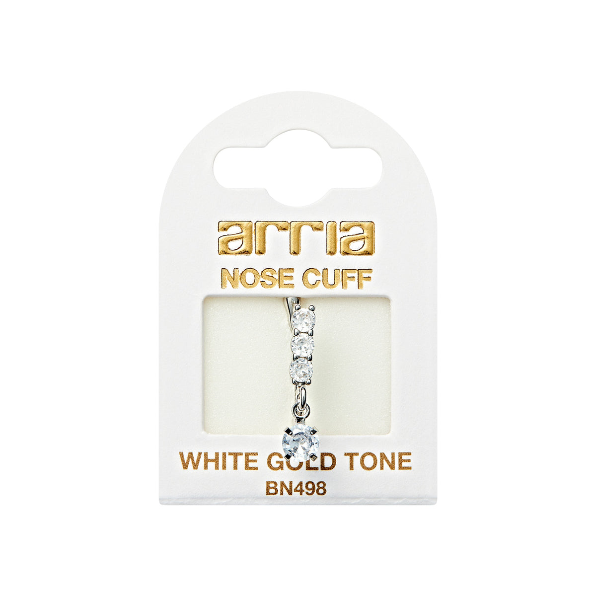 ARRIA BY KISS BN498 W.G NOSE CUFF CUBIC BAR
