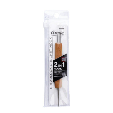 ANNIE DREADLOCK CROCHET HOOK 2 IN 1 HOOK #4979