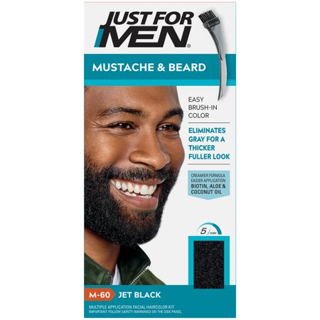 JUST FOR MEN MUSTACHE & BEARD JET BLACK