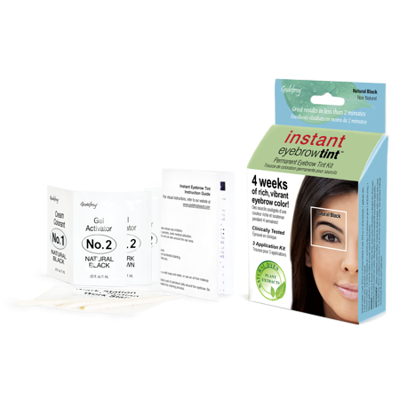 GODEFROY INSTANT EYEBROW TINT NATURAL BLACK BB