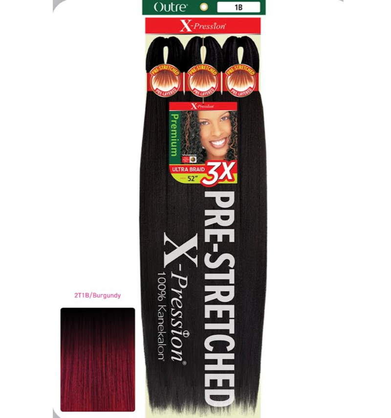 OUTRE X PRESSION PRE STRETCHED BRAID 52'' 3X 2T1B/BU