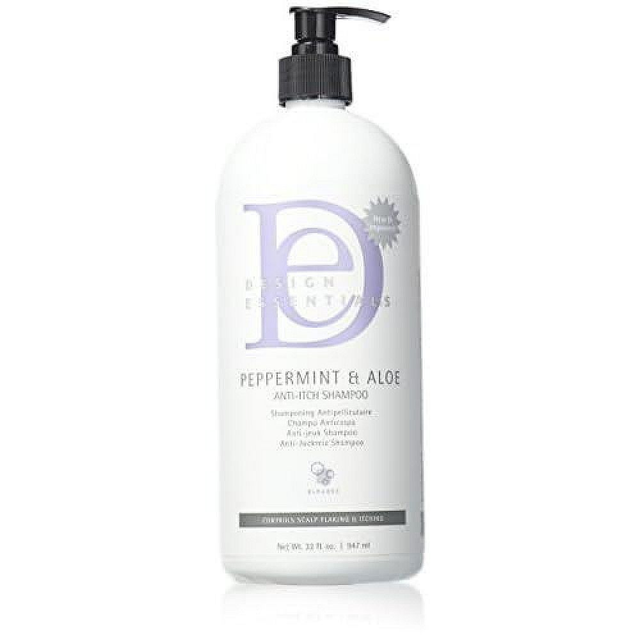 DESIGN ESSENTIALS 32FL OZ PEPPERMINT & ALOE ANTI ITCH SHAMPOO