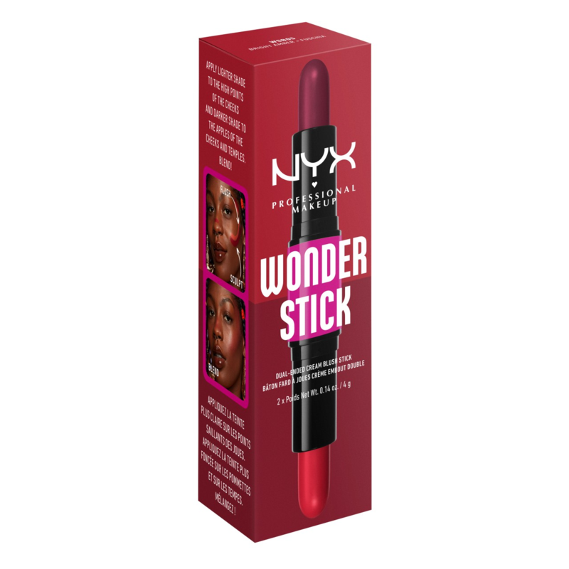 NYX PROFESSIONAL MAKEUP WONDER STICK CREAM BLUSH L.PEACH B.PINK