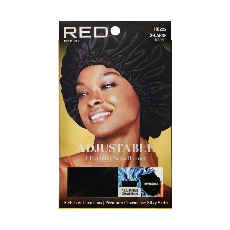 RED BY KISS MARBLE ULTRA SILKY SATIN BONNET HQ222