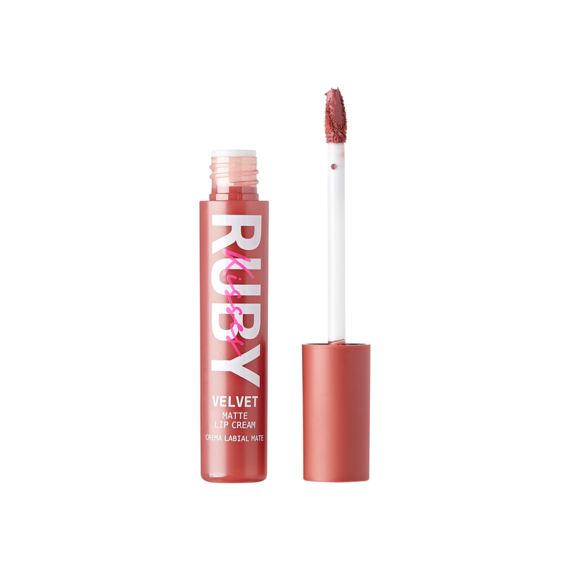 RUBY KISSES VELVET MAT LIP CRE VLC09 PILLOW TALK