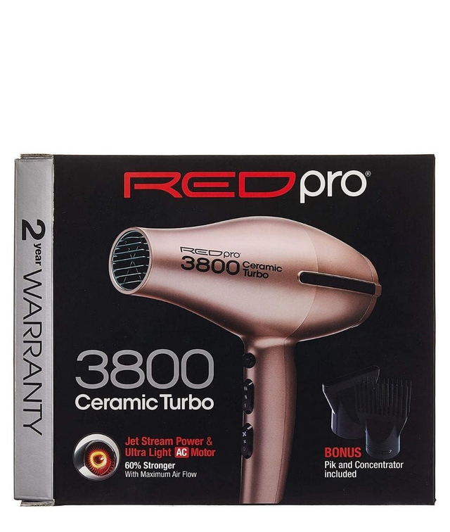 RED BY KISS BDP05 CERAMIC TURBO 3800 HAIR DRYER