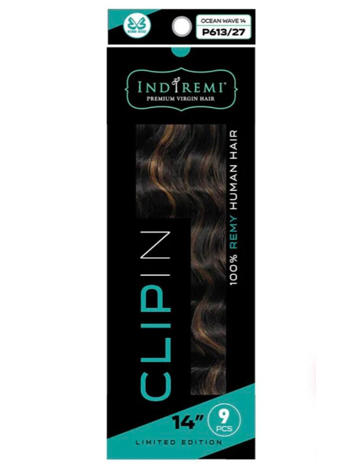 BOBI BOSS INDIREMI HAIR 9PCS OCEAN WAVE 14'' COLOR P4/27