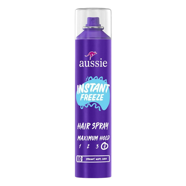 AUSSE INSTANT FREEZE HAIR SPRAY MAXIMUM HOLD 4