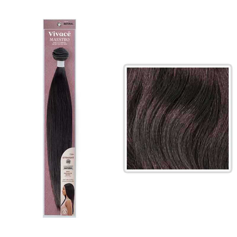 VIVACE BY KISS MAESTRO STRAIGHT 24'' COLOR NATURAL