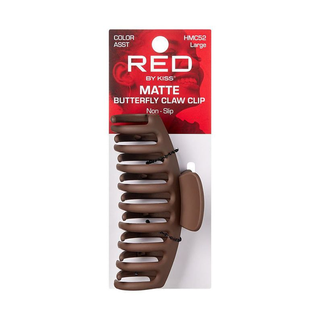 RED BY KISS COLOR ASST MATTE BUTTERFLY CLAW CLIP HMC52
