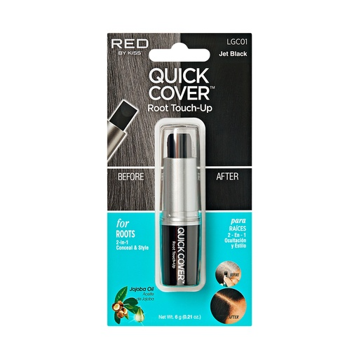 RED BY KISS QUICK COVER TOUCH LGC01 JET BLACK