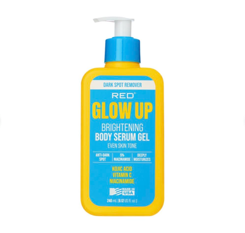 RED BY KISS GLOW UP GUP05 BRIGHTENING BODY SERUM GEL 8.12OZ