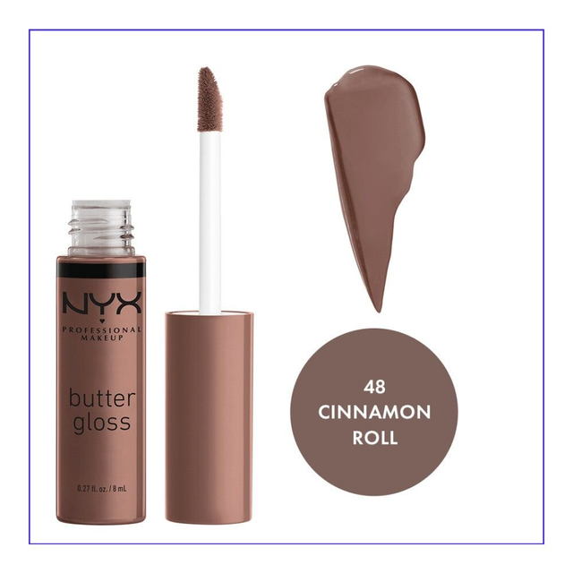 NYX PROFESSIONAL MAKEUP BUTTER LIP GLOSS CINNAMON ROLL