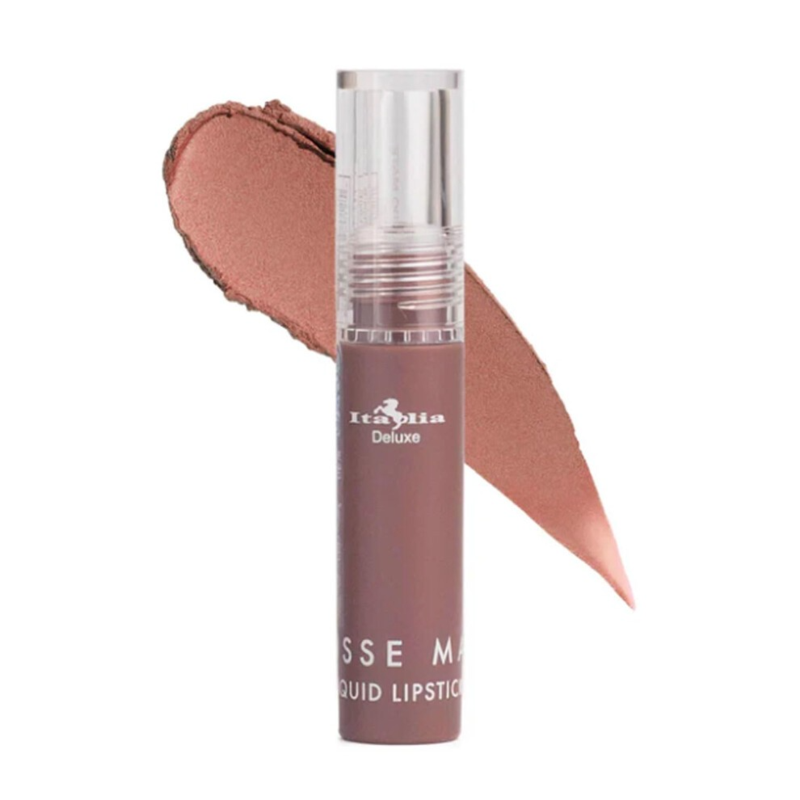 ITALIA DELUXE MOUSSE MATTE LIQUID LIPSTICK 12 TEDDY