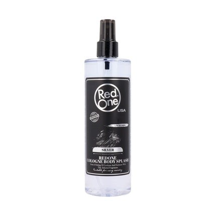 RED ONE COLOGNE BODY SPLASH SILVER 13.5 FL OZ
