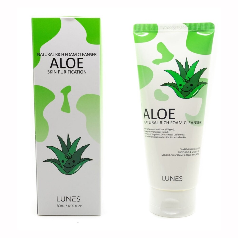LUNES ALOE NATURAL RICH FOAM CLEANSER
