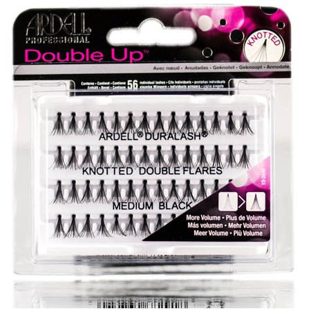 ARDELL EYELASHES KNOTTED DOUBLE UP FLARES MEDIUM BLACK