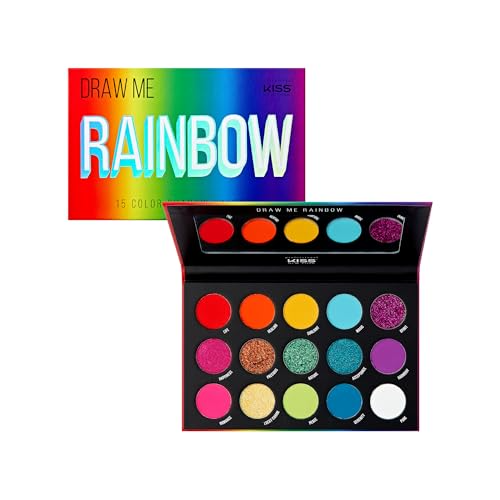 KISS NEW YORK SHADOW PALETTE RAINBOW KMSP04