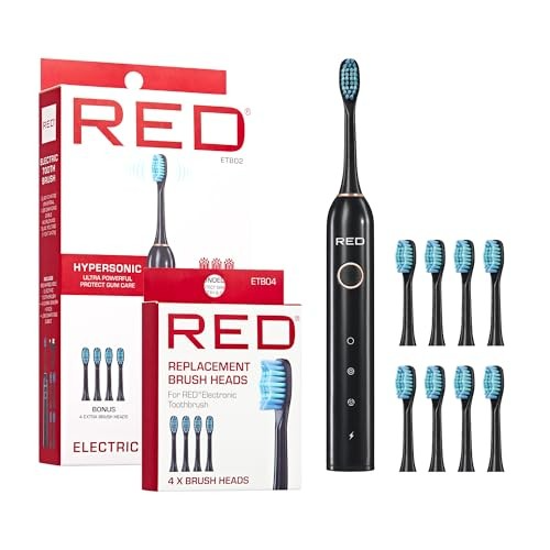 RED BY KISS ELECTRIC TOOTH BRUSH BLACK ETB02