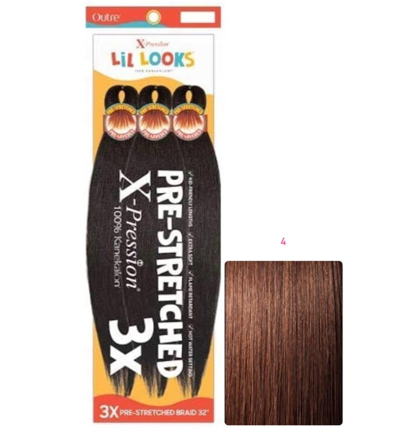 Outre X-Pression - Lil Looks - Pre Stretched Calming Braid 32" 3X COLOR 4