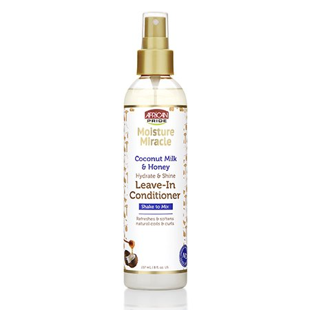 AFRICAN PRIDE MOISTURE MIRACLE LEAVE IN CONDITIONER 8FL OZ