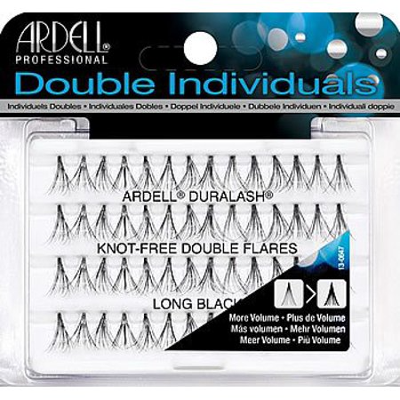 ARDELL EYELASHES KNOT-FREE DOUBLE UP FLARES LONG BLACK