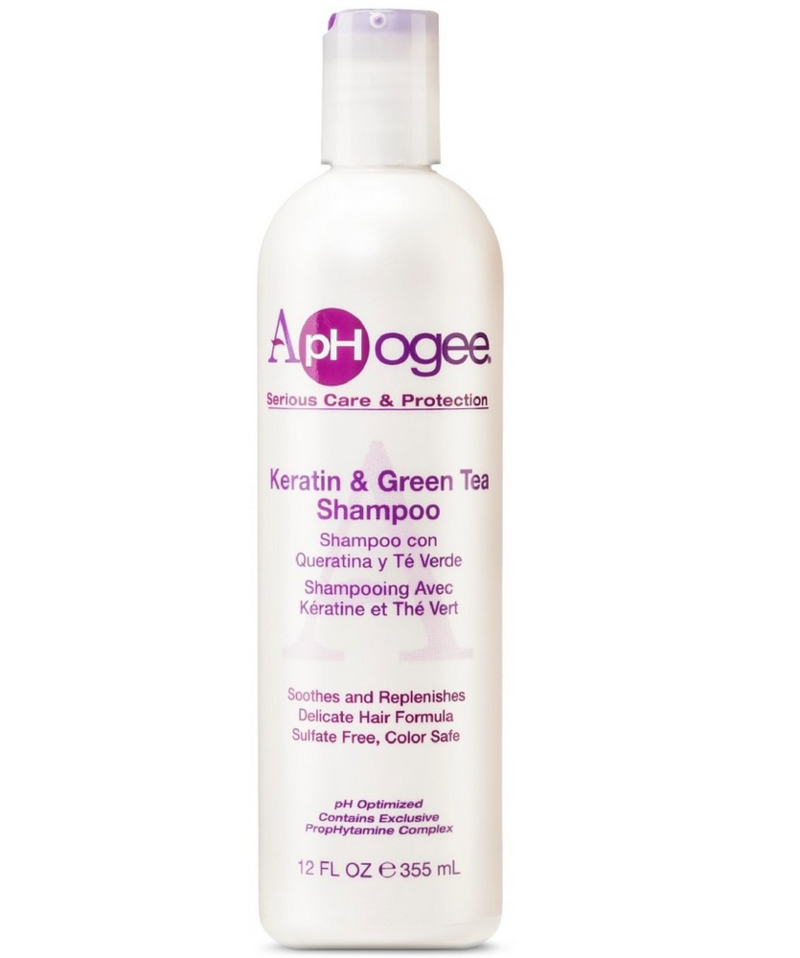 APHOGEE SERIUS CARE & PROTECT. KERATIN & GREEN TEA SHAMPOO 12FL OZ