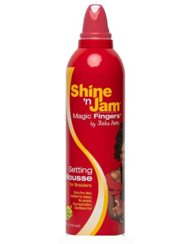 SHINE N JAM MAGIC FINGER SETTING MOUSSE 12FL OZ