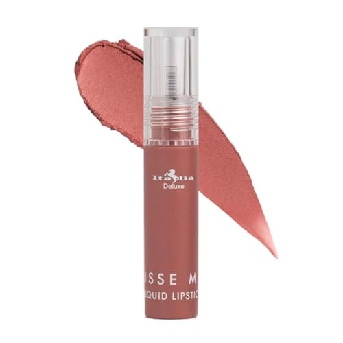 ITALIA DELUXE MOUSSE MATTE LIQUID LIPSTICK 01 ALMOND