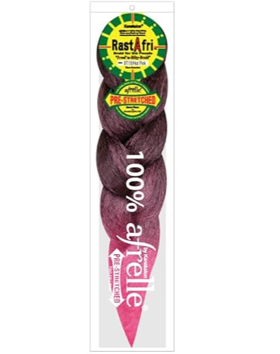 RASTAFRI SILKY BRAID SINGLE COLOR BT1B/HOT PINK