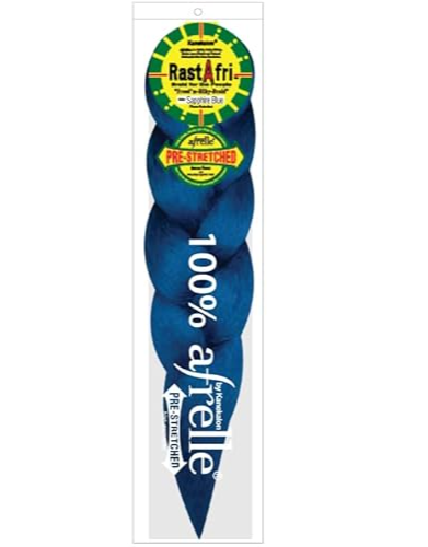RASTAFRI SILKY BRAID SINGLE COLOR SAPPHIRE BLUE