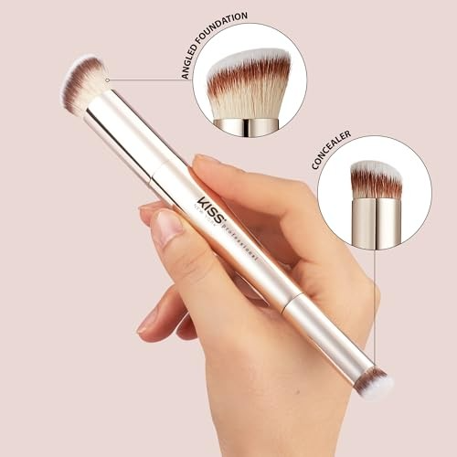 KISS NEW YORK COMPLEXION BRUSH DUAL ENDED KPMB04