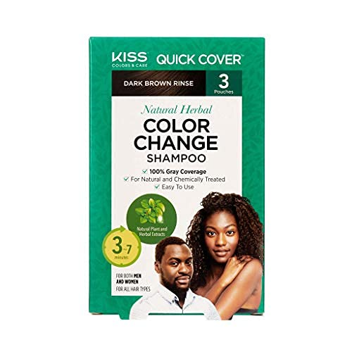 RED BY KISS COLOR CHANGE SHAMPOO NATURAL BLACK CCS02