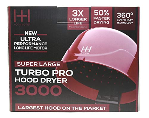 Hot & Hotter Super Large Turbo Pro Hood Dryer 3000