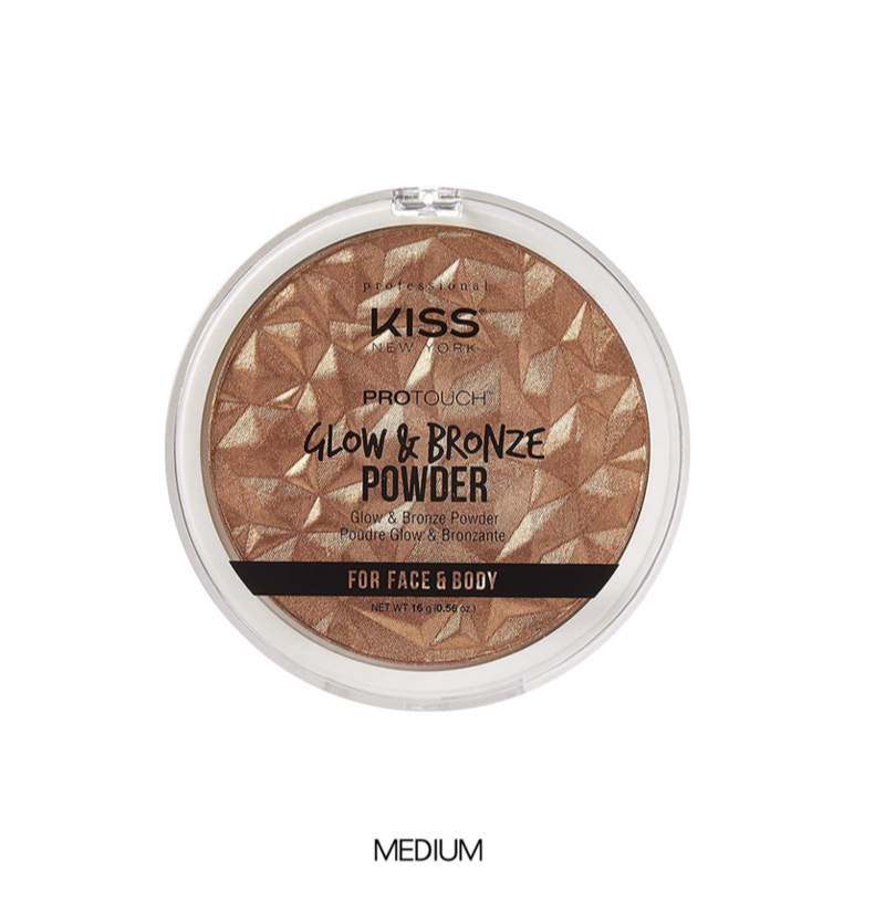 KISS NEW YORK GLOW $ BRONZE POWDER DEEP KPBP02