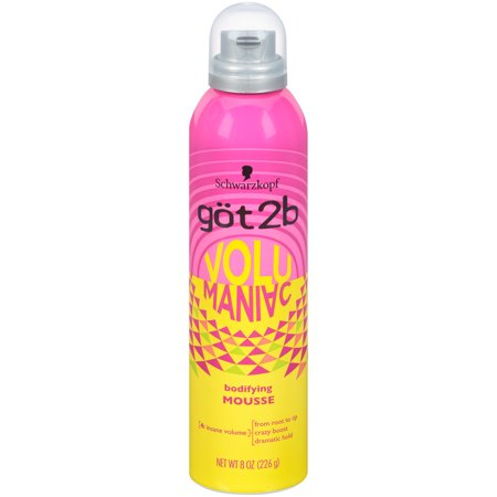 SCHWARZKOPF GOT 2B VOLUMANIAC BODIFYING MOUSSE 8OZ