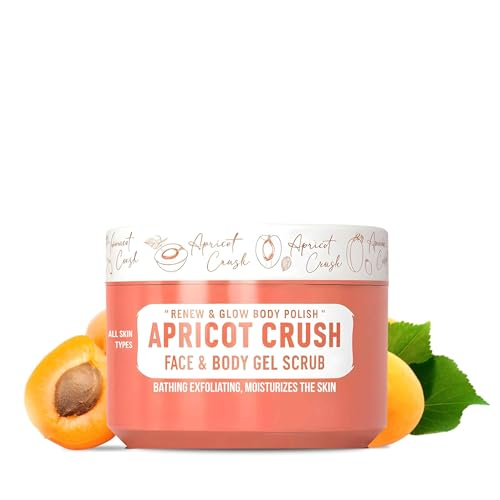 IMMORTAL HAIR STYLING FACE & BODY GEL SCRUB APRICOT
