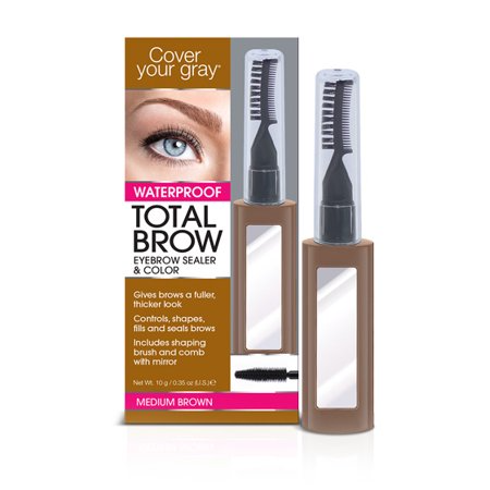 COVER YOUR GRAY EYEBROW SEALER & COLOR MEDIUM BROWN