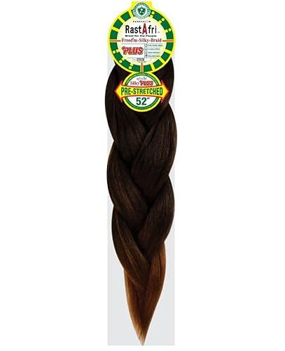 RASTAFRI SILKY BRAID 52'' PLUS COLOR BT1B/30