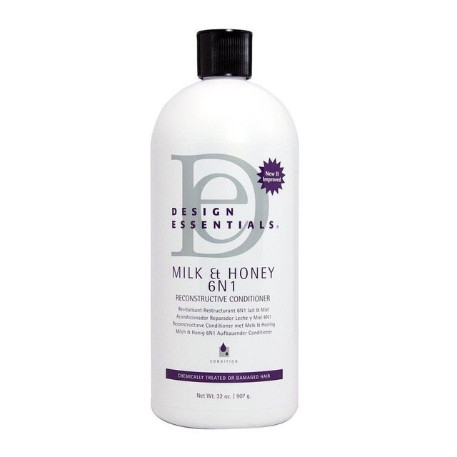 DESIGN ESSENTIALS MILK & HONEY 6N1 RECONSTRUCTIVE CONDITIONER 32OZ