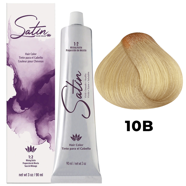 SATIN HAIR COLOR 10B ULTRA LIGHT BEIGE BLONDE