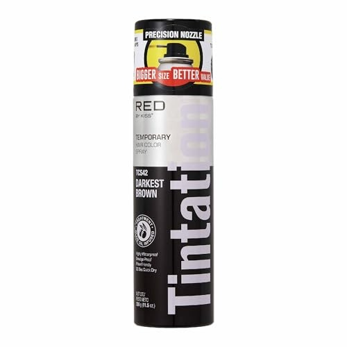 RED BY KISS TINTATION SPRAY DARKEST BROWN TCS42 11.5OZ