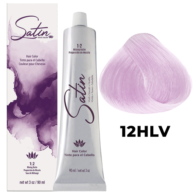 SATIN HAIR COLOR 12 HLV HIGH LIFT VIOLET BLONDE