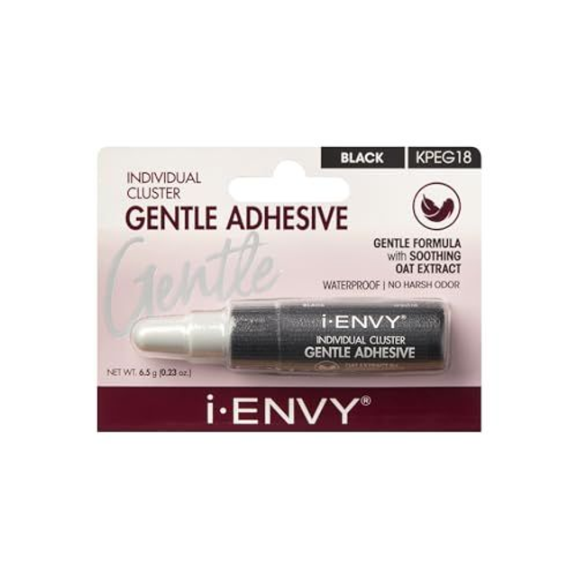 I ENVY GENTLE ADHESIVE INDIVIDUAL CLUSTER BLACK KPEG18