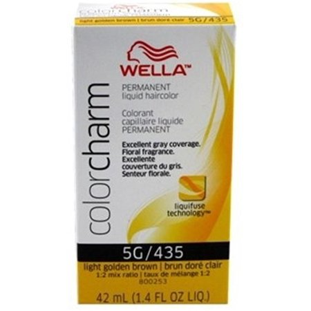 WELLA COLORCHARM LIQUID 5G/435 LIGHT GOLDEN BROWN