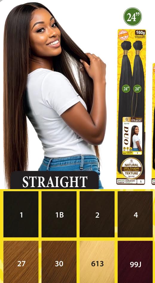 HAIR COUTURE AVANTI DUO STRAIGHT 100% PREMIUM COUTURE FIBER 24'' COLOR 613