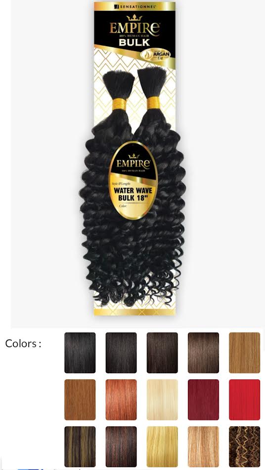SENSATIONNEL EMPIRE BULK BOHO BRAID 18'' WATER WAVE COLOR 30