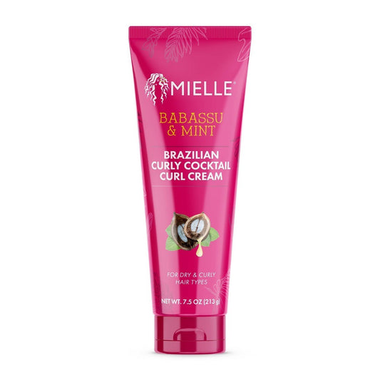 MIELLE BABASSU & MINT BRAZILIAN CURLY COCKTAIL CURL CREAM 7.5OZ