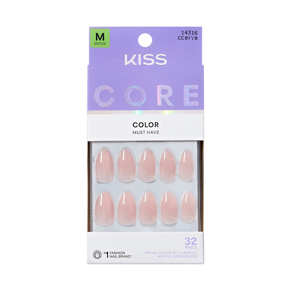 KISS NAIL CORE COLOR CC01Y0