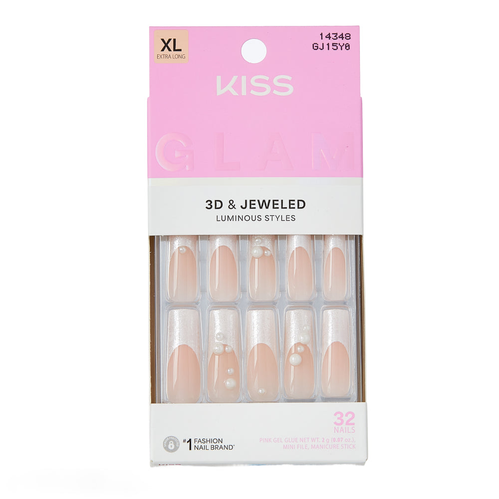 KISS NAIL GLAM 3D & JEWELED GJ15Y0